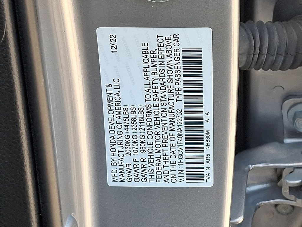 2022 Honda Accord Sport Special Edition