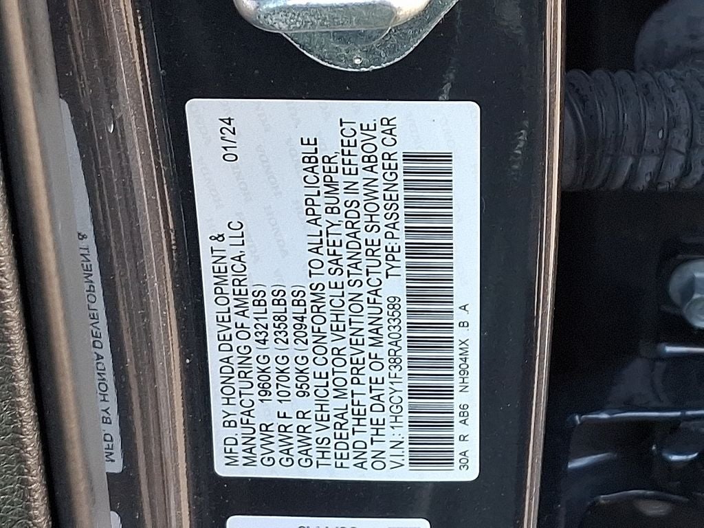 2024 Honda Accord EX