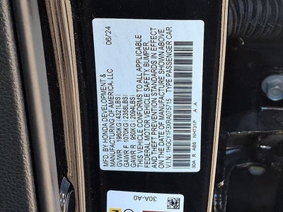 2024 Honda Accord EX