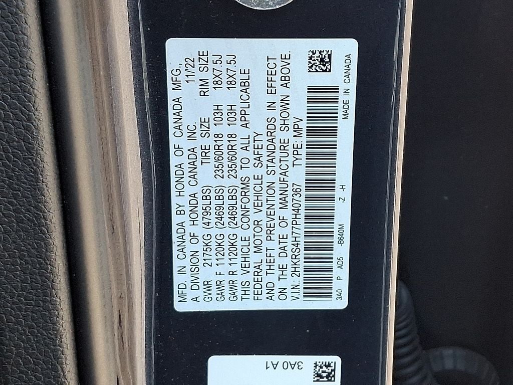 2023 Honda CR-V EX-L w/Sunroof