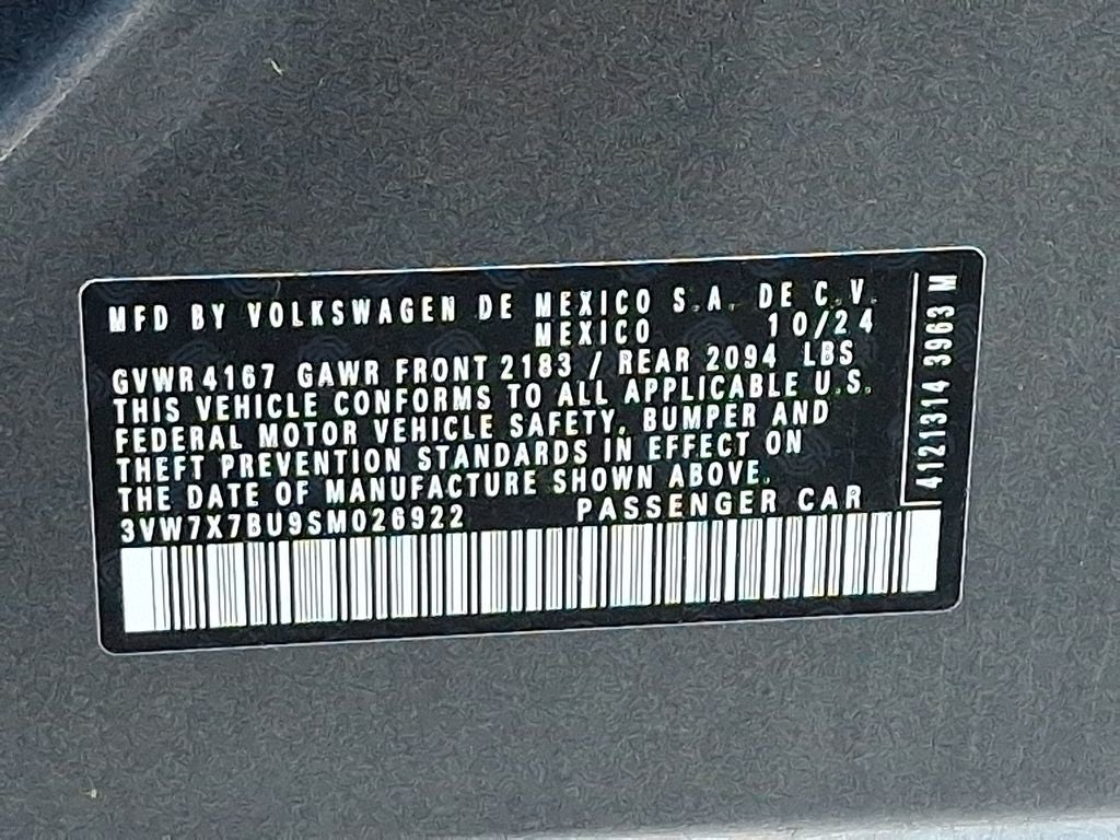 2025 Volkswagen Jetta 1.5T SE