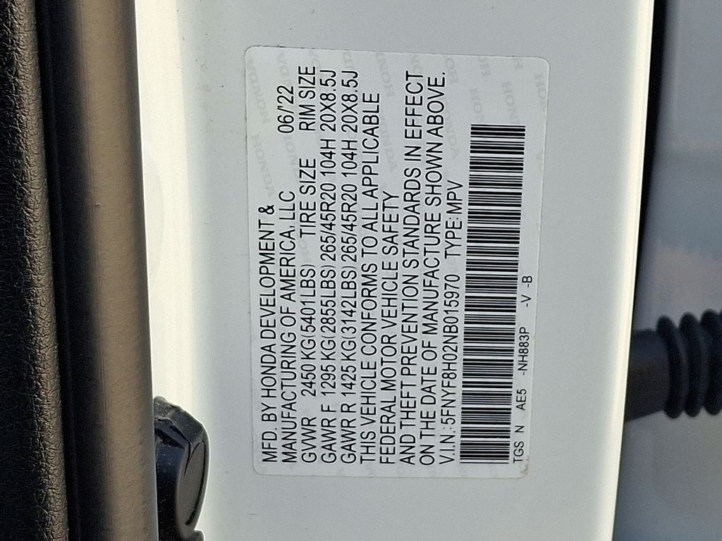 2022 Honda Passport Elite