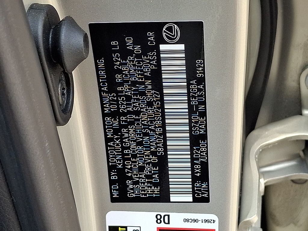 2025 Lexus ES 350 350
