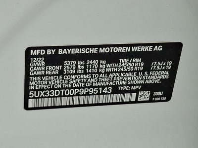 2023 BMW X4 xDrive30i AWD