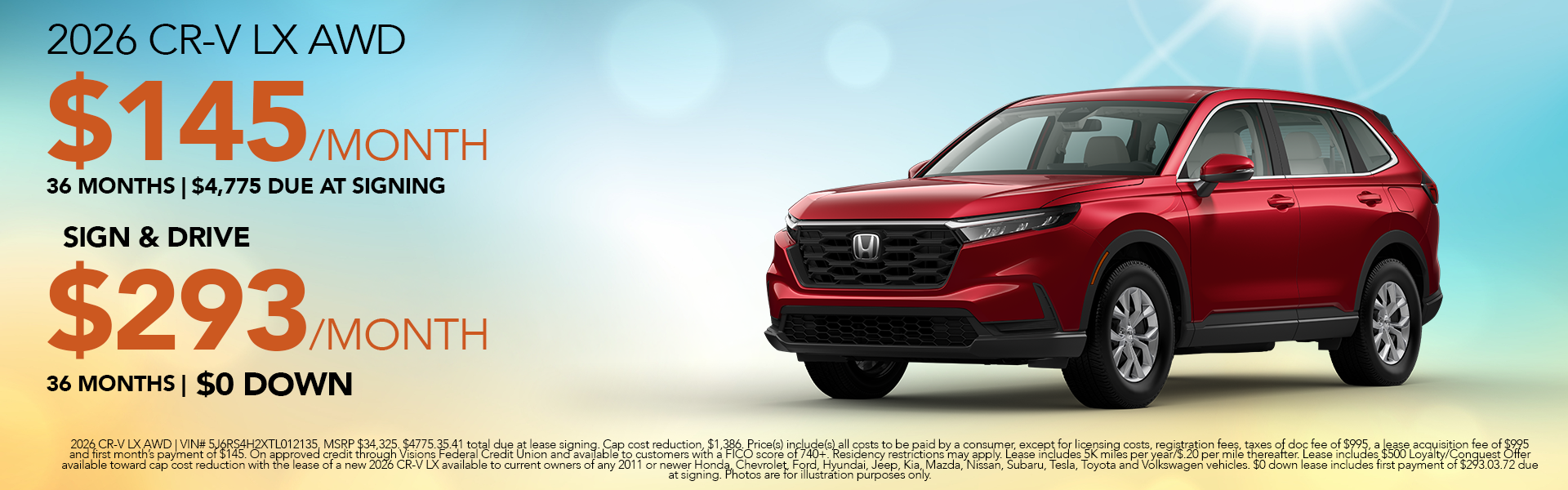 New 2026 CR-V LX 